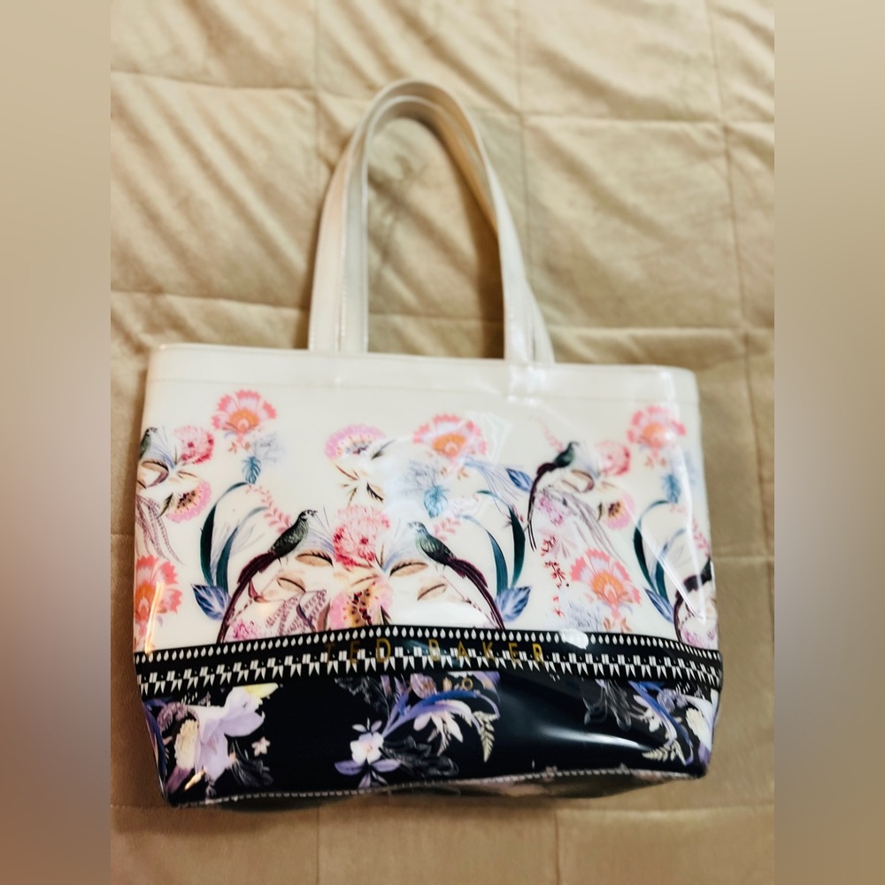 Ted Baker Decacon Vinyl Tote Bag - Small